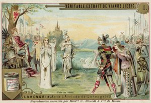 Escena de la ópera Lohengrin de Richard Wagner de European School
